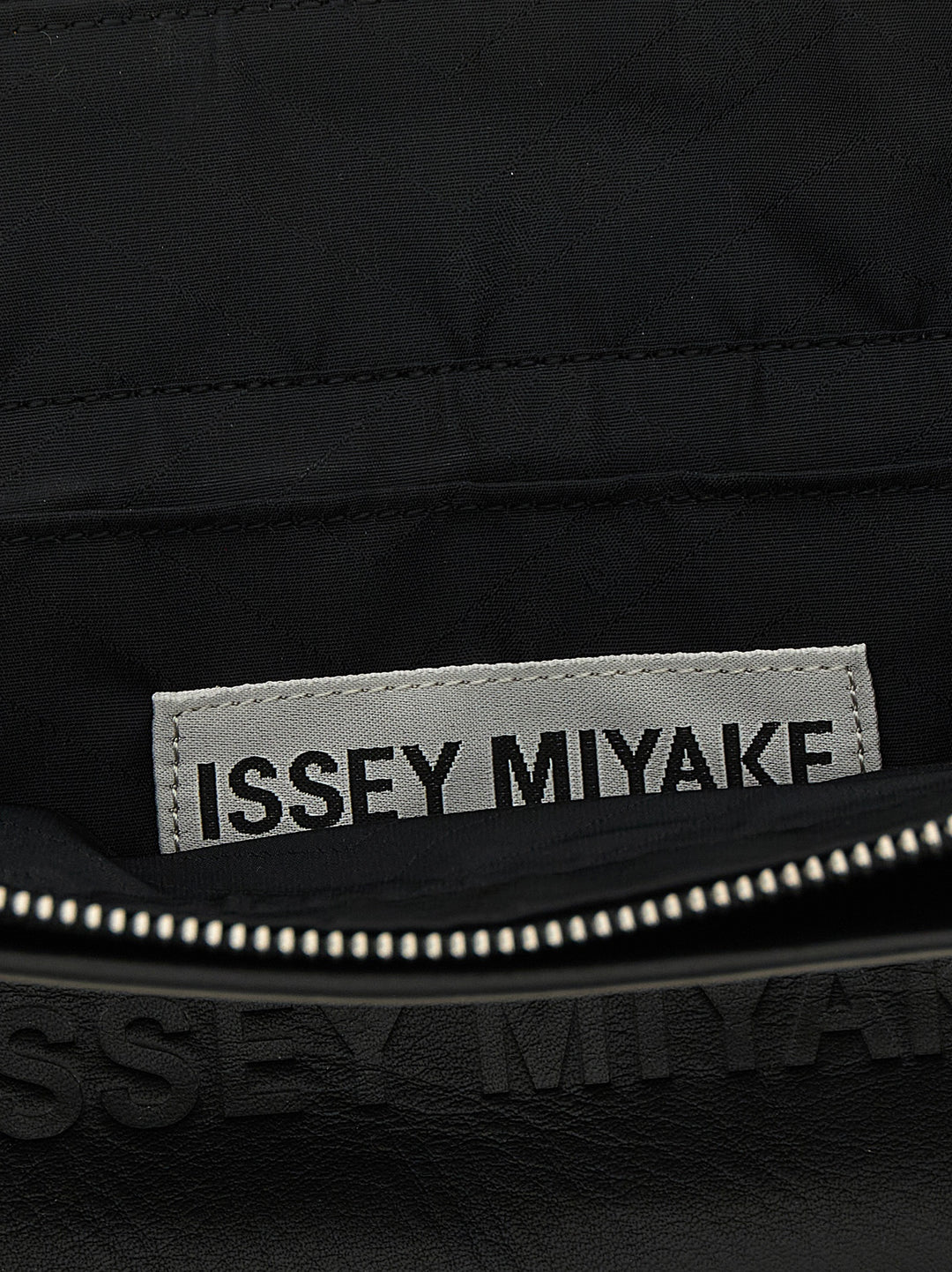 Issey Miyake Black Polyester Shoulder Bag
