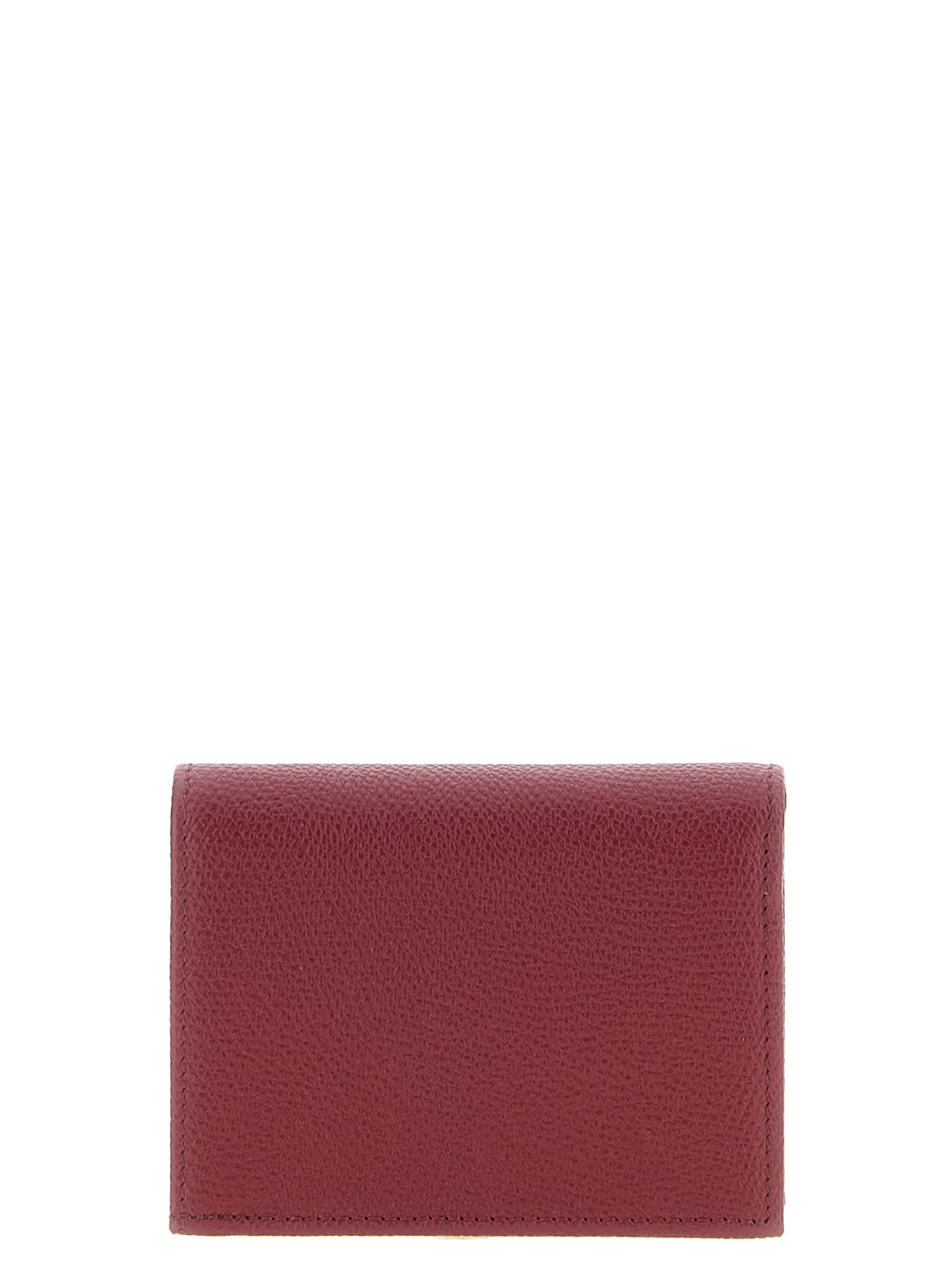 Valentino Garavani Bordeaux Calfskin Cardholder