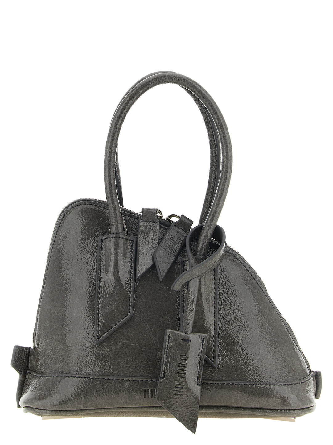 The Attico Gray Calfskin Handbag
