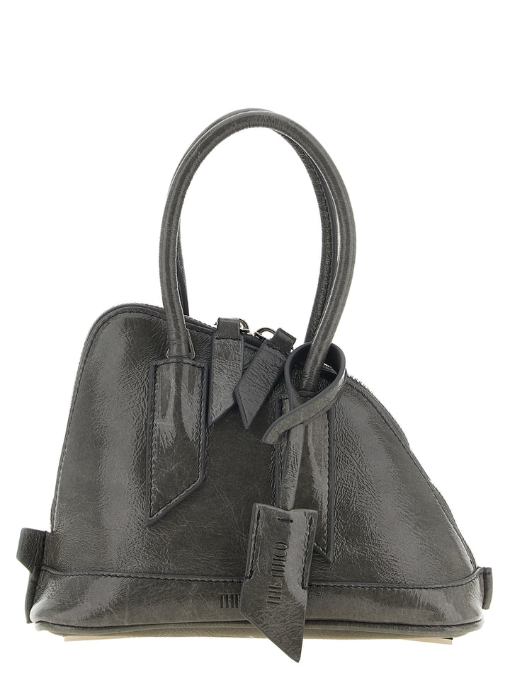 The Attico Gray Calfskin Handbag