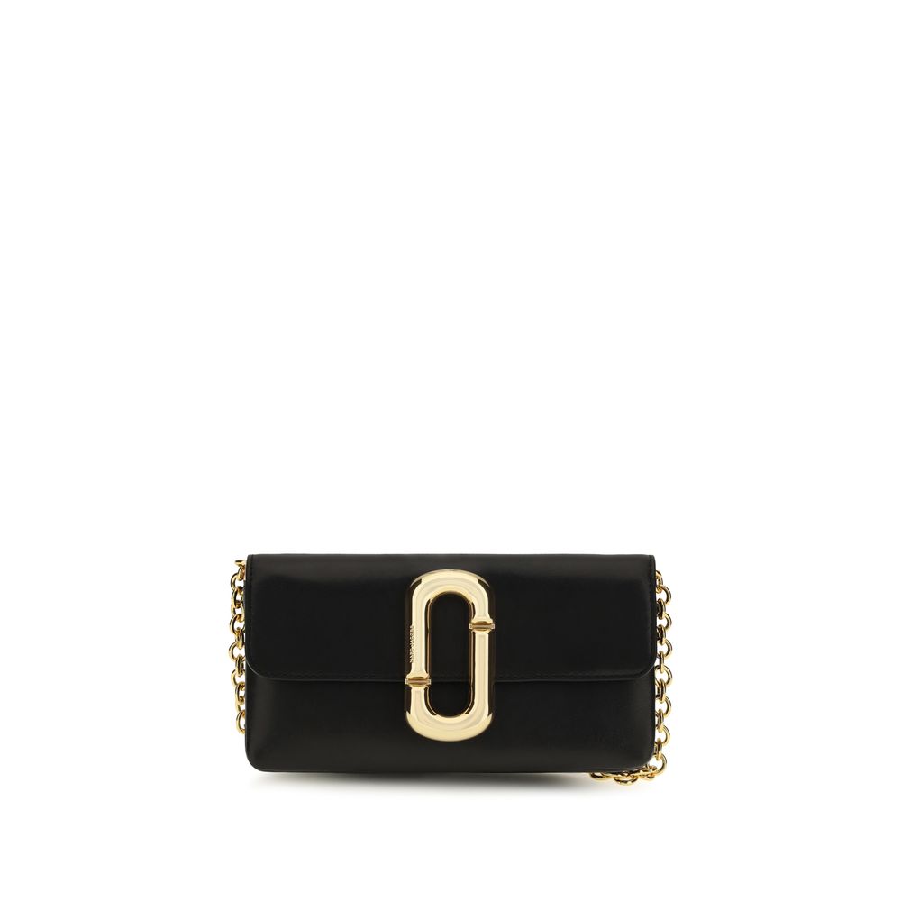 Marc Jacobs Black Calf Leather Bos Taurus Wallet