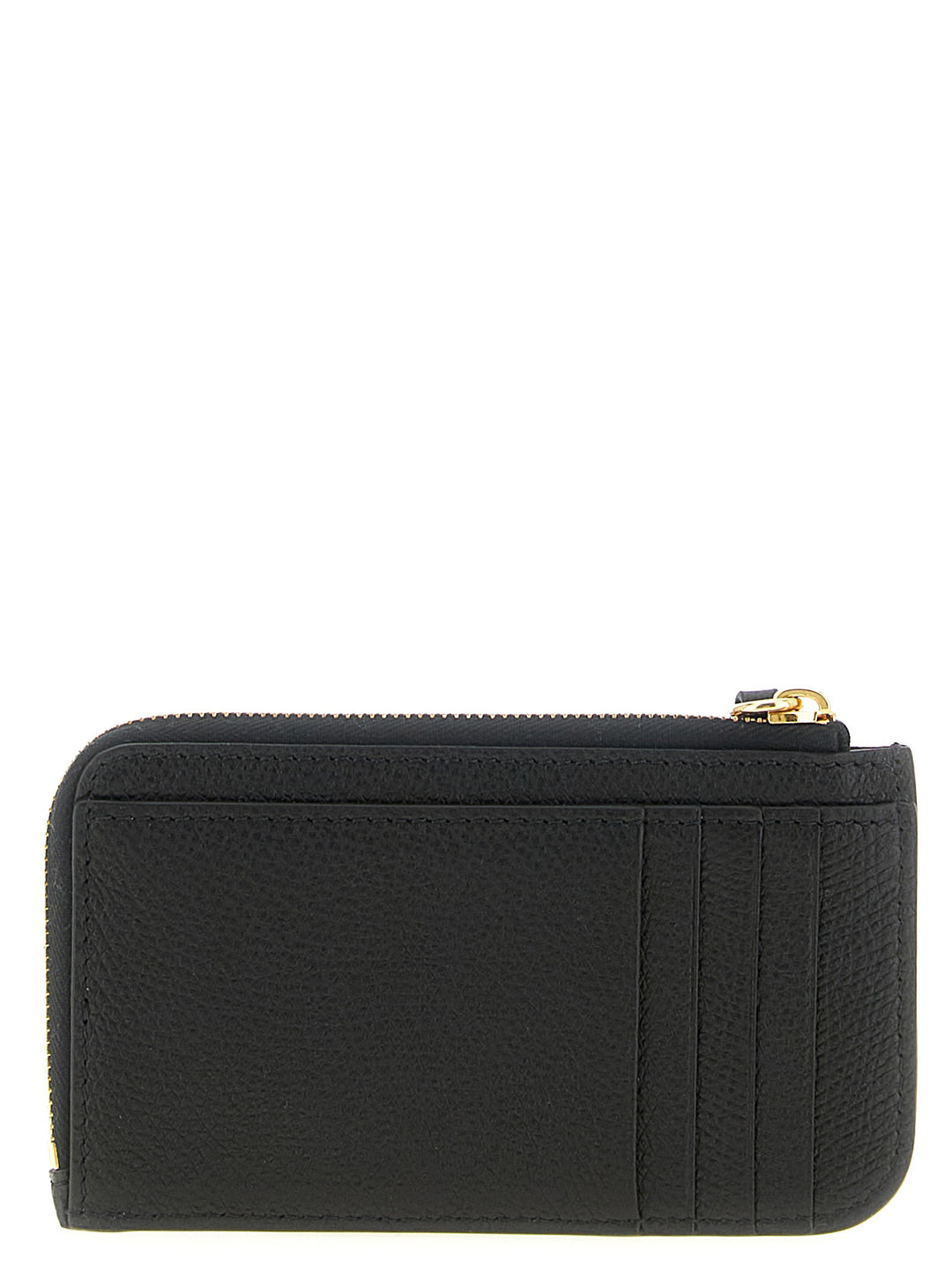 Valentino Garavani Black Lamb Leather Cardholder