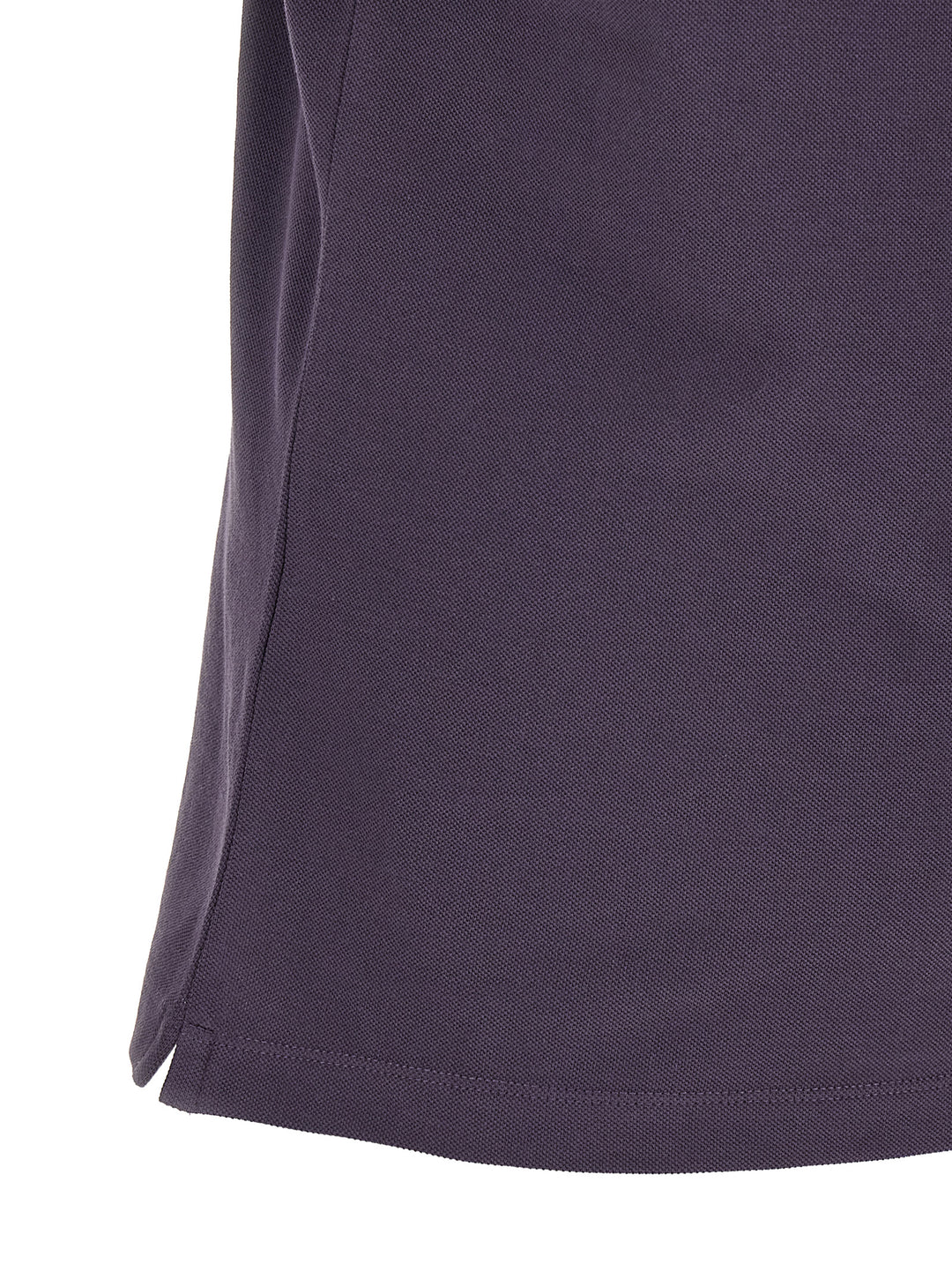 Brunello Cucinelli Purple Cotton Polo Shirt