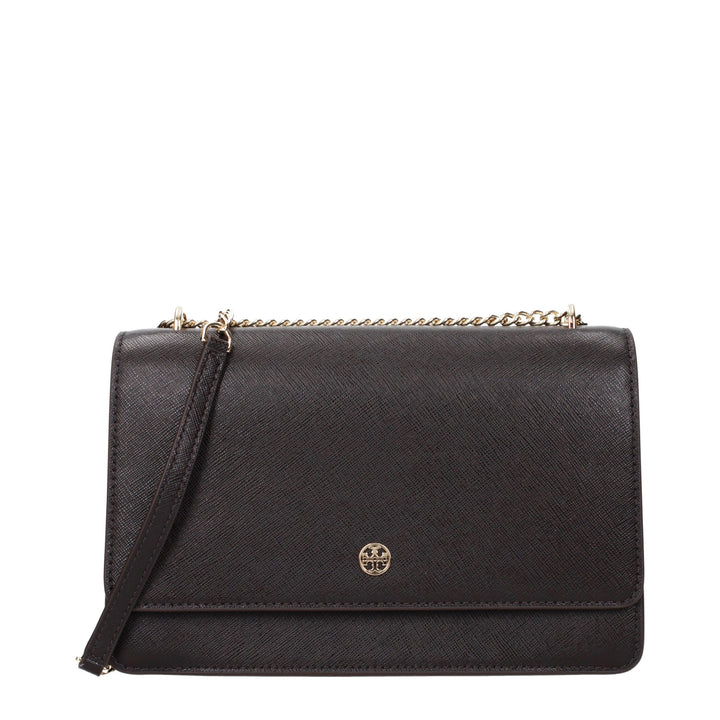 Tory Burch Brown Leather Crossbody Bag