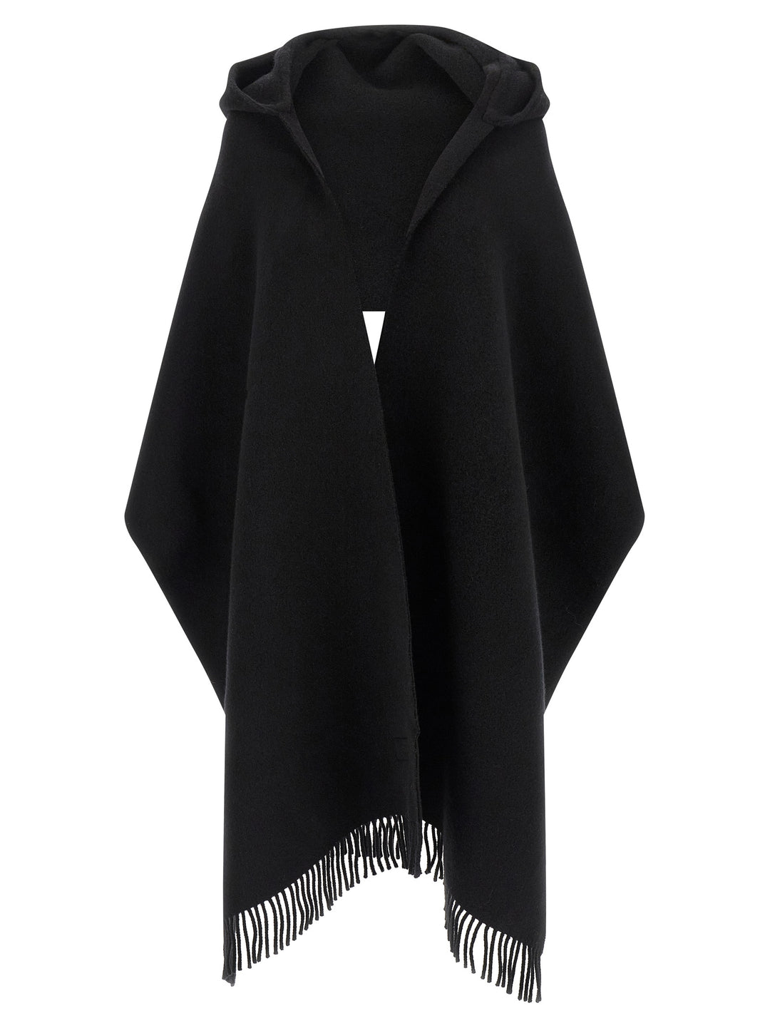 Brunello Cucinelli Black Wool Scarf