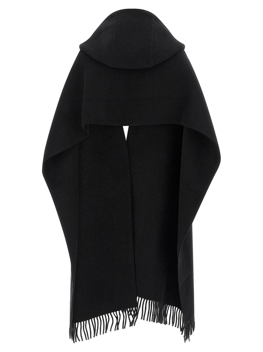 Brunello Cucinelli Black Wool Scarf