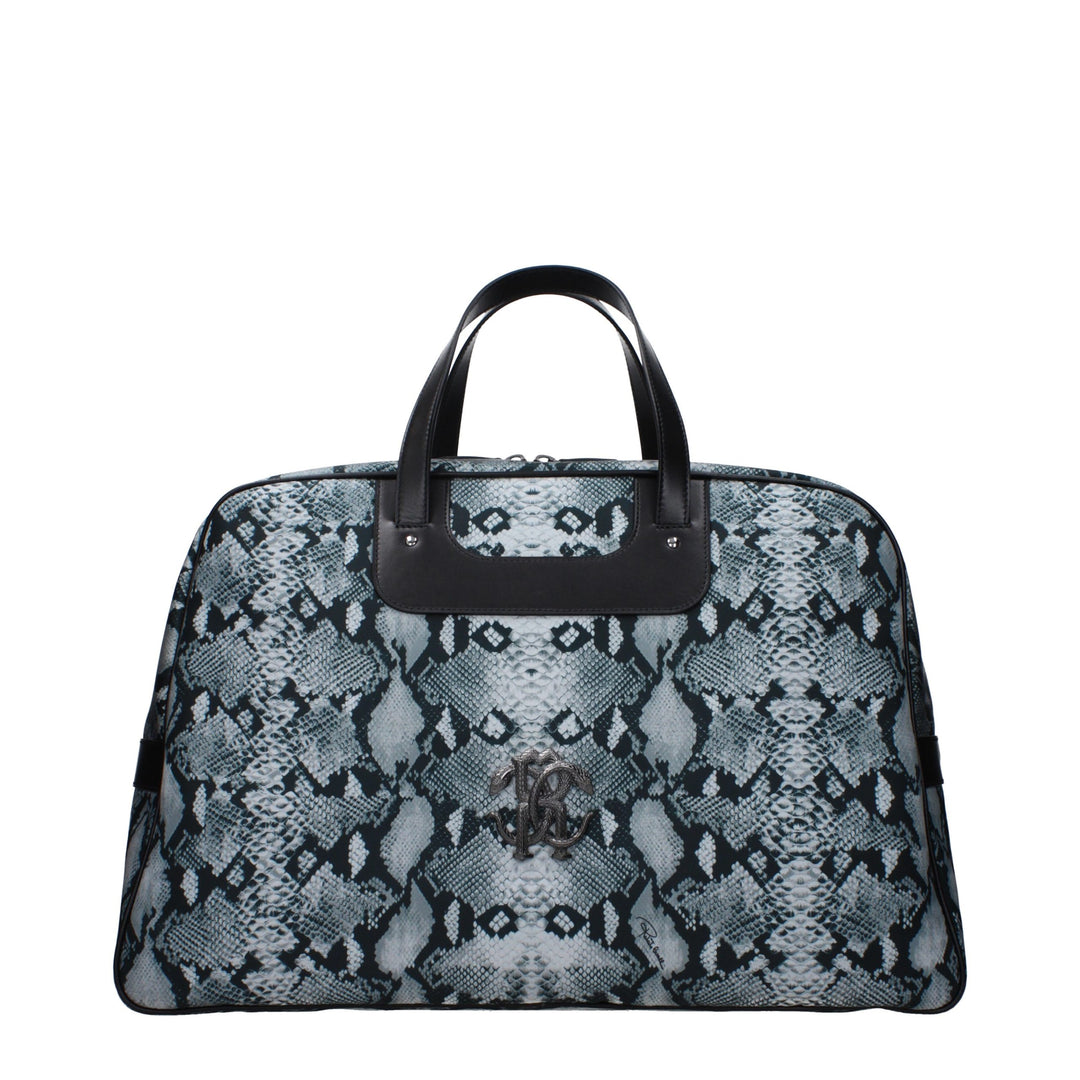 Roberto Cavalli Gray Fabric Luggage And Travel