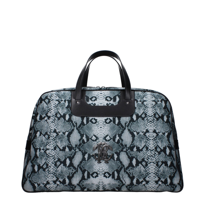Roberto Cavalli Gray Fabric Luggage And Travel
