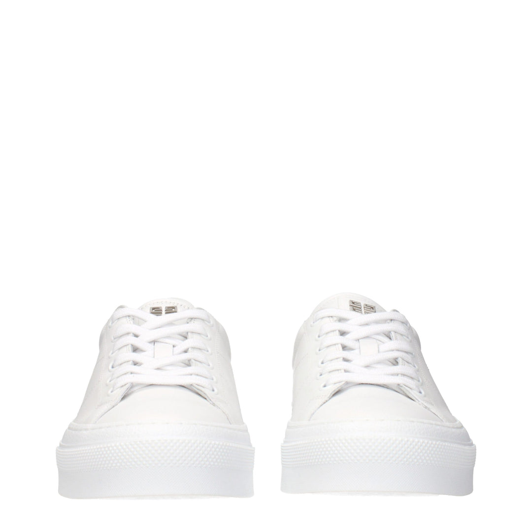 Givenchy White Leather Sneakers