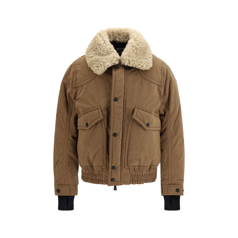 Moncler Grenoble Brown Cotton Bomber
