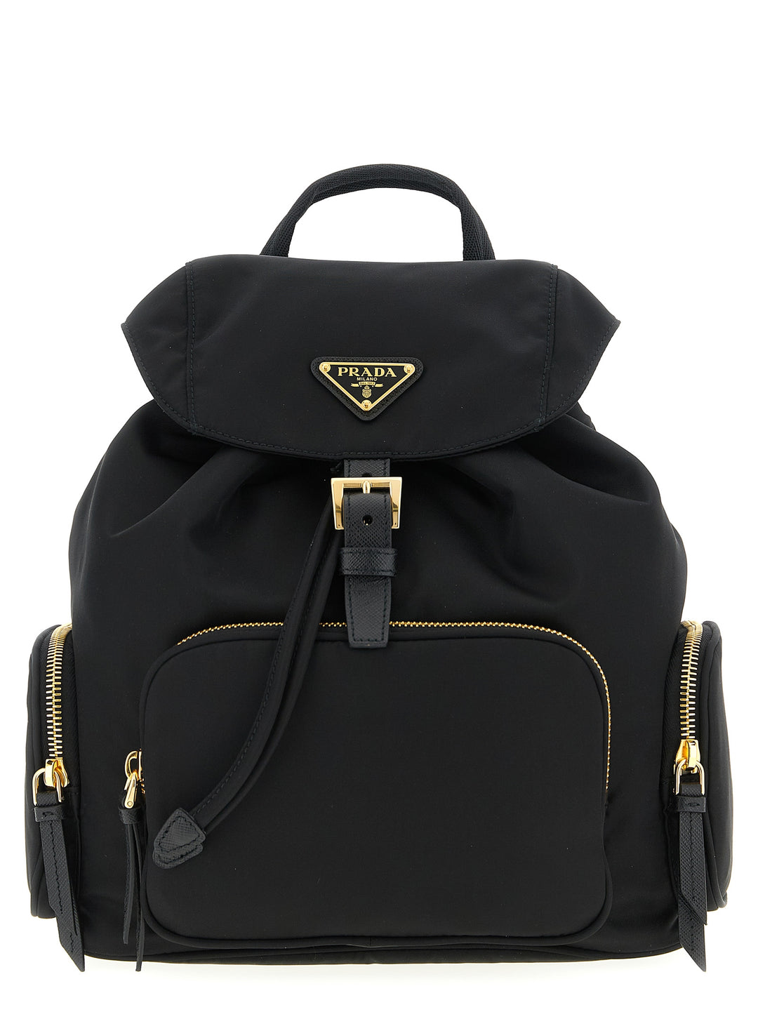 Prada Black Recycled Polyamide Backpack