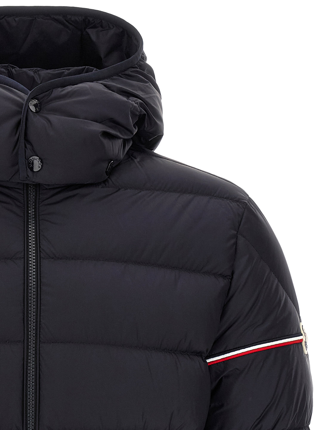 Moncler Blue Polyamide Full-Length Jacket