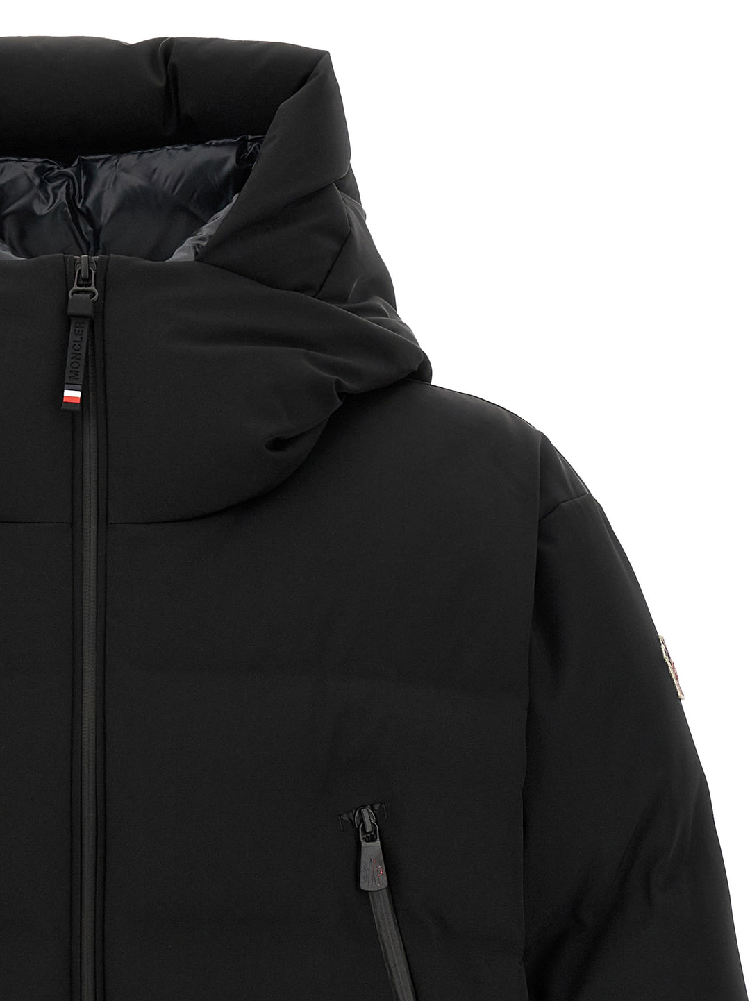 Moncler Grenoble Black Polyamide Full-Length Jacket