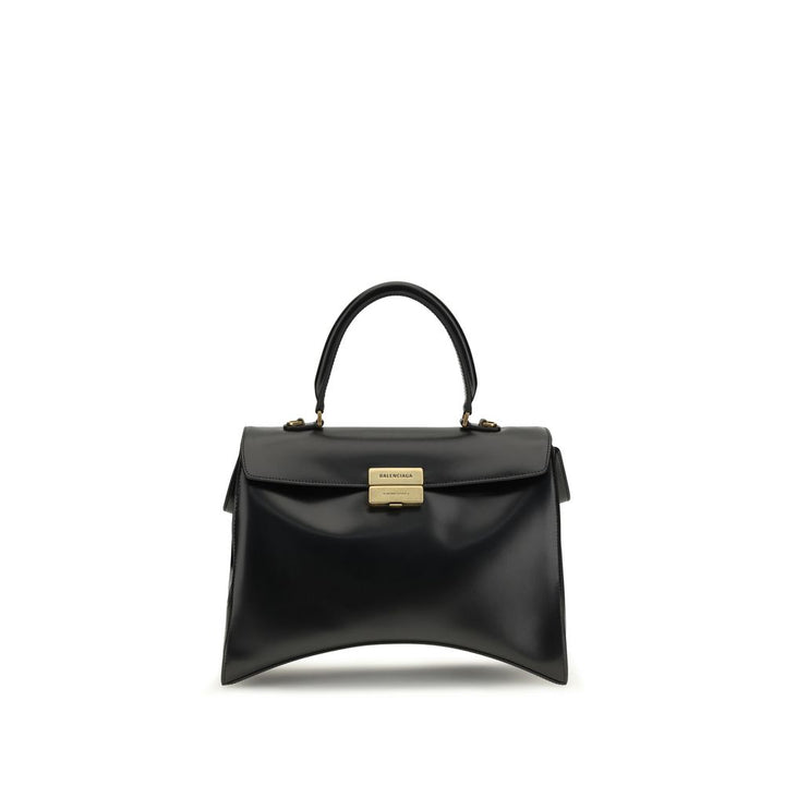 Balenciaga Black Calf Leather Bos Taurus Shoulder Bag