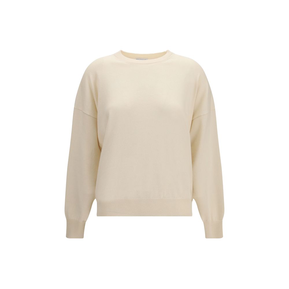 Brunello Cucinelli Beige Cashmere Sweater