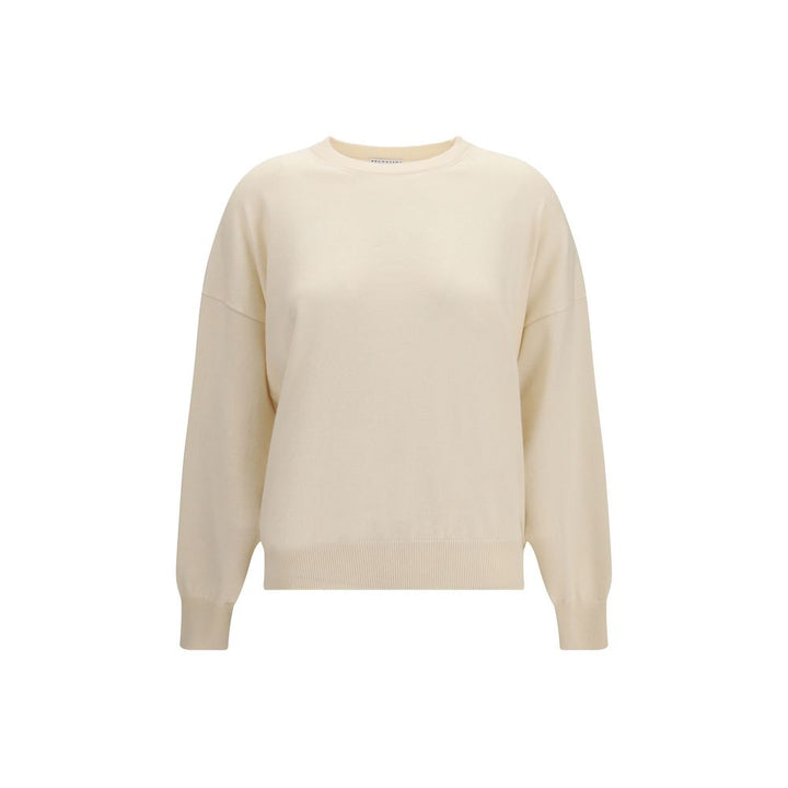 Brunello Cucinelli Beige Cashmere Sweater