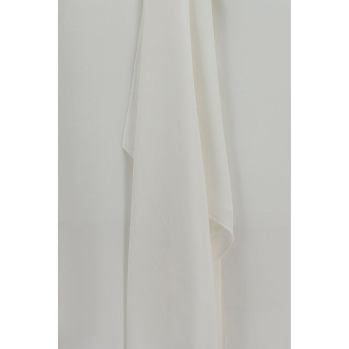 Brunello Cucinelli White Silk Dress Shirt