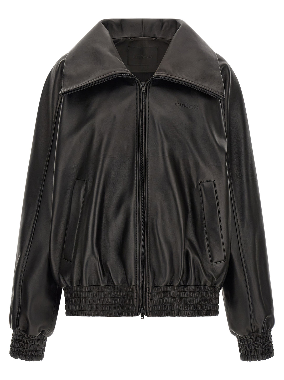 Balenciaga Black Lamb Leather Leather Jacket