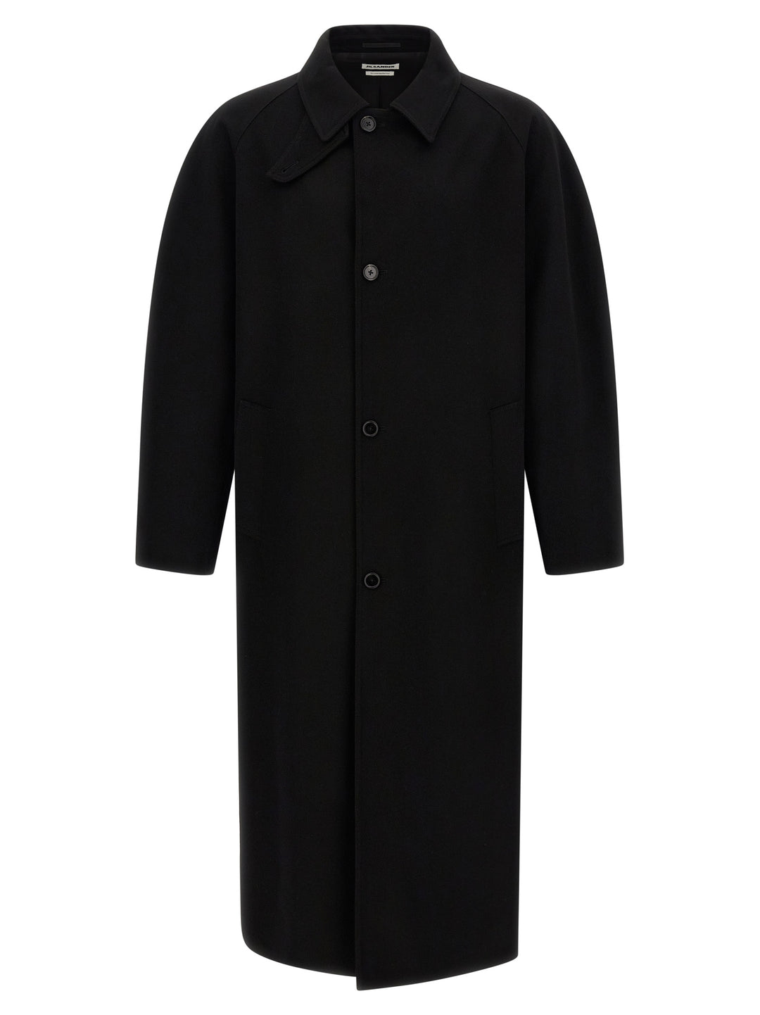 Jil Sander Black Wool Coat