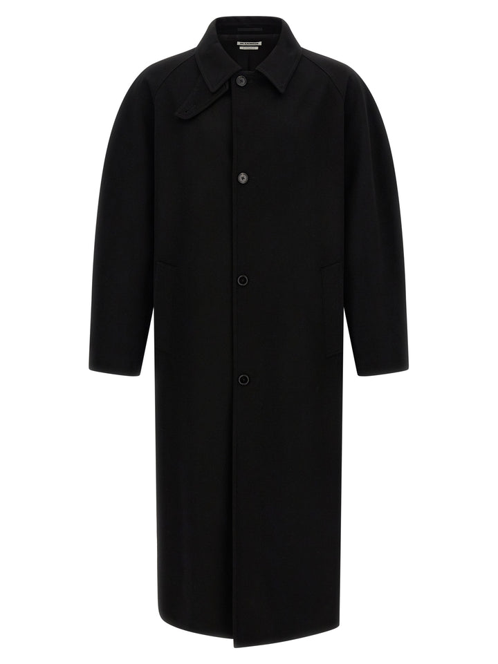 Jil Sander Black Wool Coat