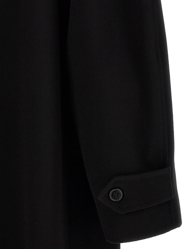 Jil Sander Black Wool Coat