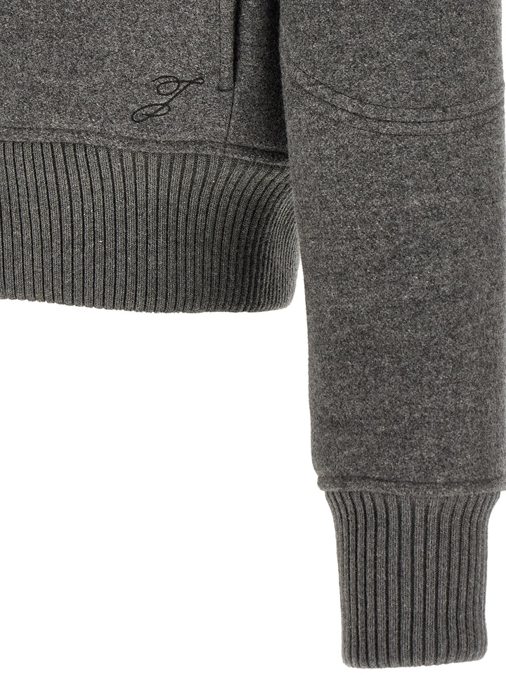 Jacquemus Gray Virgin Wool Bomber