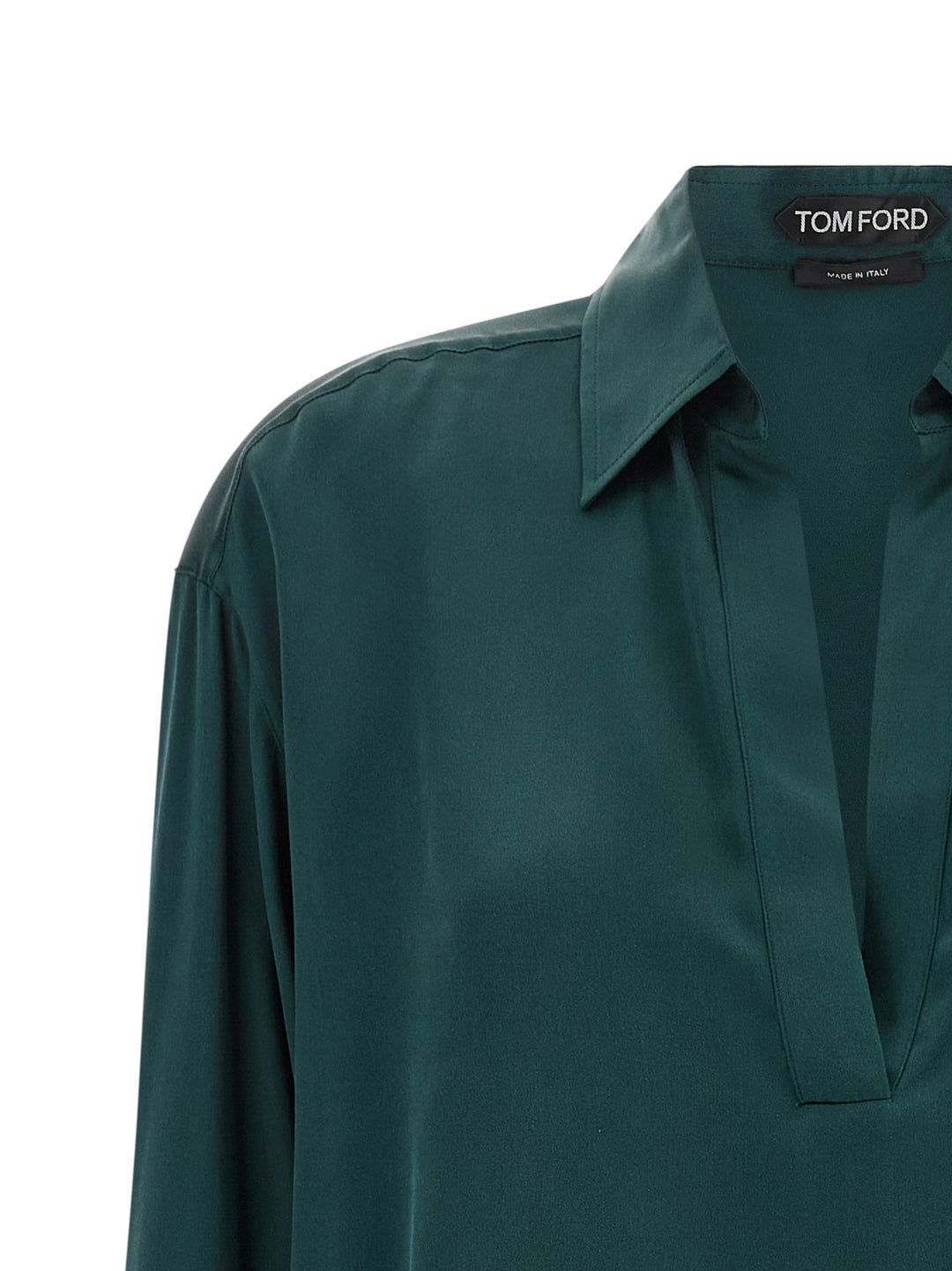 Tom Ford Bicolor Silk Polo Shirt