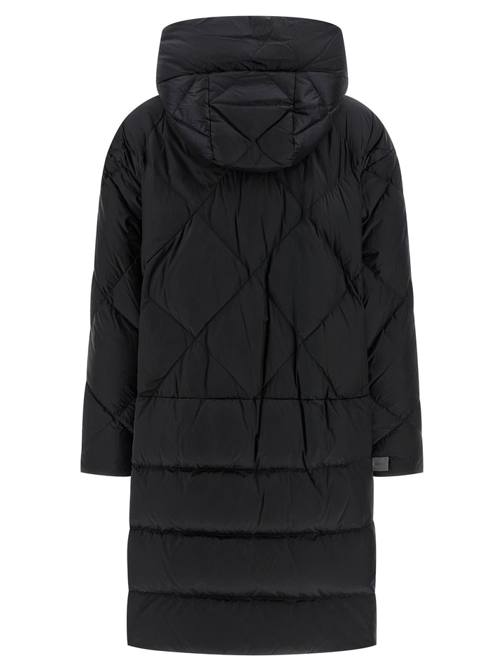 Max Mara Black Polyamide Full-Length Jacket