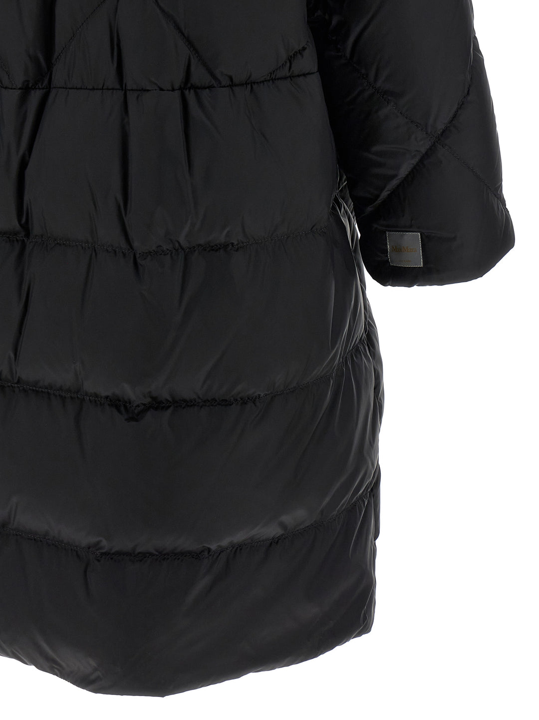 Max Mara Black Polyamide Full-Length Jacket