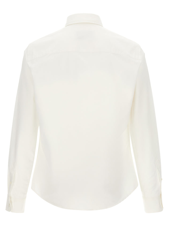 Ami Paris White Cotton Blouse