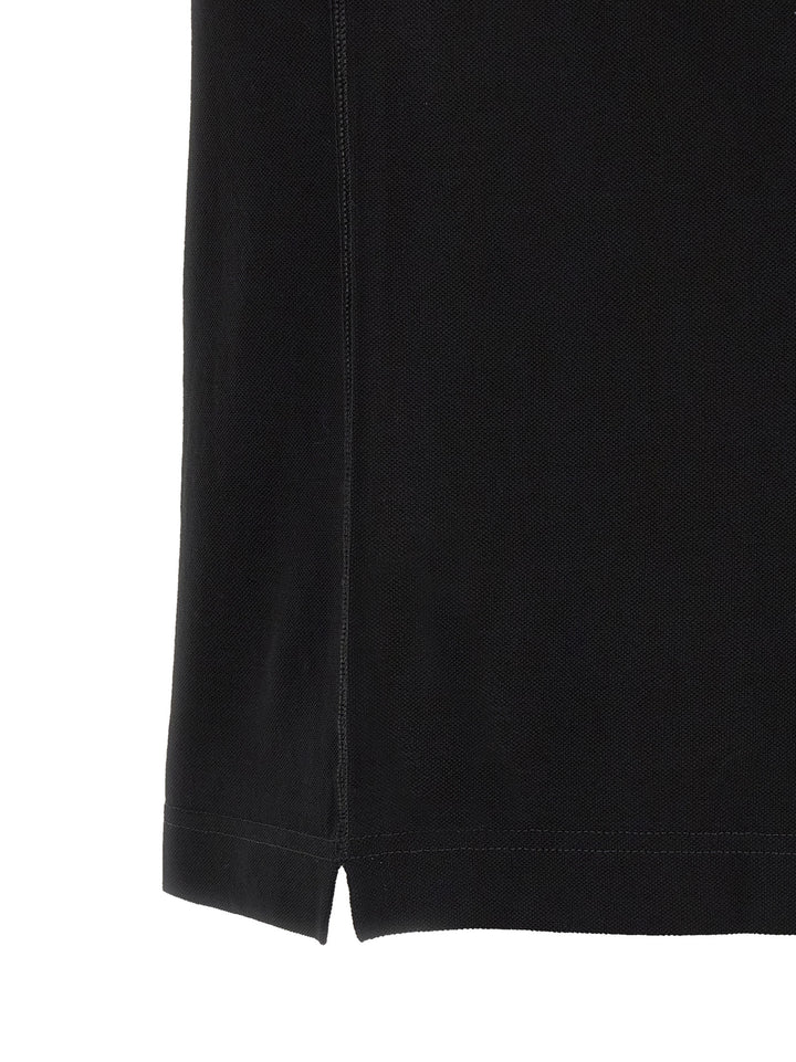 Dolce & Gabbana Black Cotton Polo Shirt