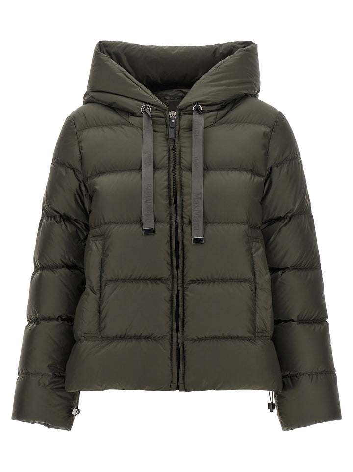 Max Mara Bicolor Polyester Full-Length Jacket