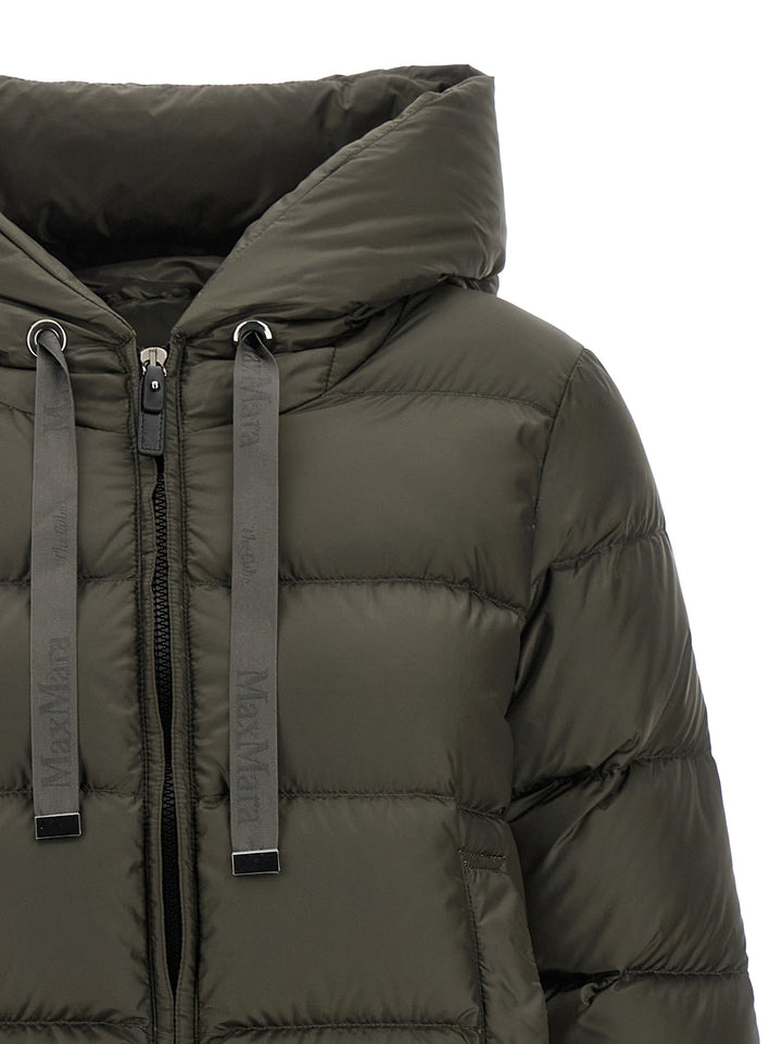 Max Mara Bicolor Polyester Full-Length Jacket