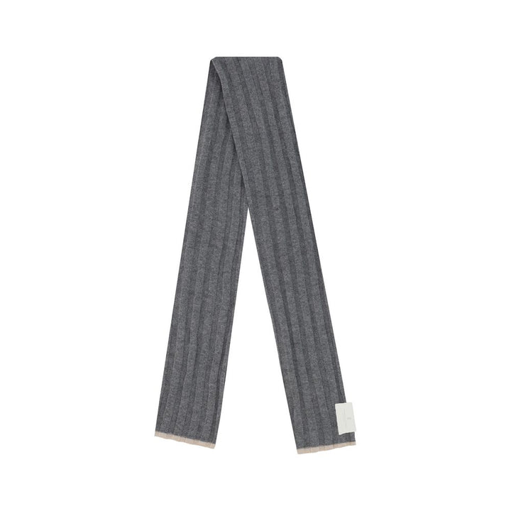 Brunello Cucinelli Gray Cashmere Scarf
