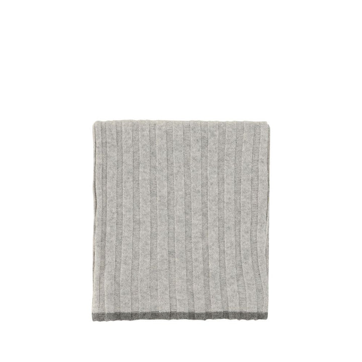 Brunello Cucinelli Gray Cashmere Scarf