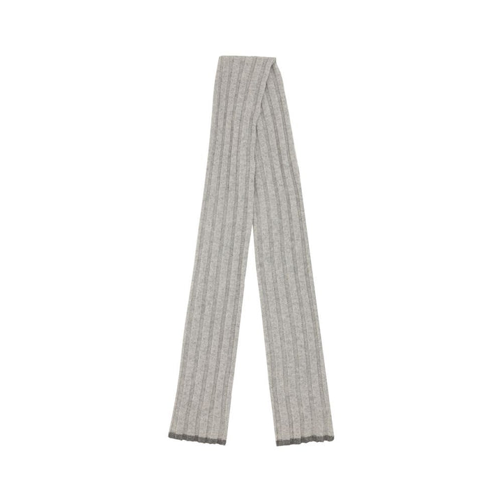 Brunello Cucinelli Gray Cashmere Scarf