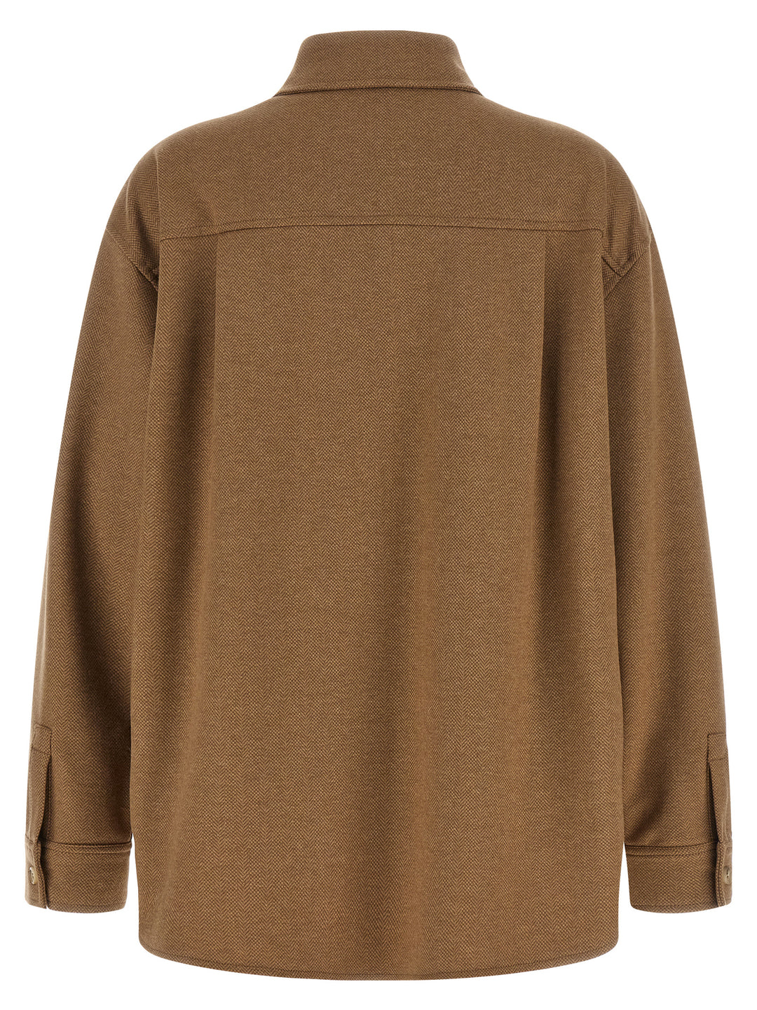 Max Mara Brown Triacetate Shell Jacket
