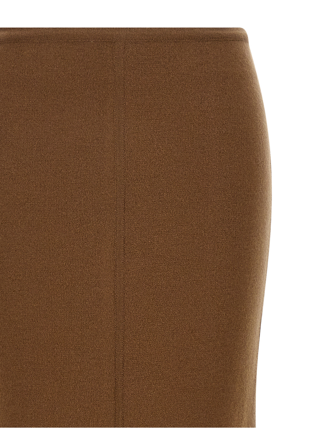 Max Mara Brown Virgin Wool Mini Skirt