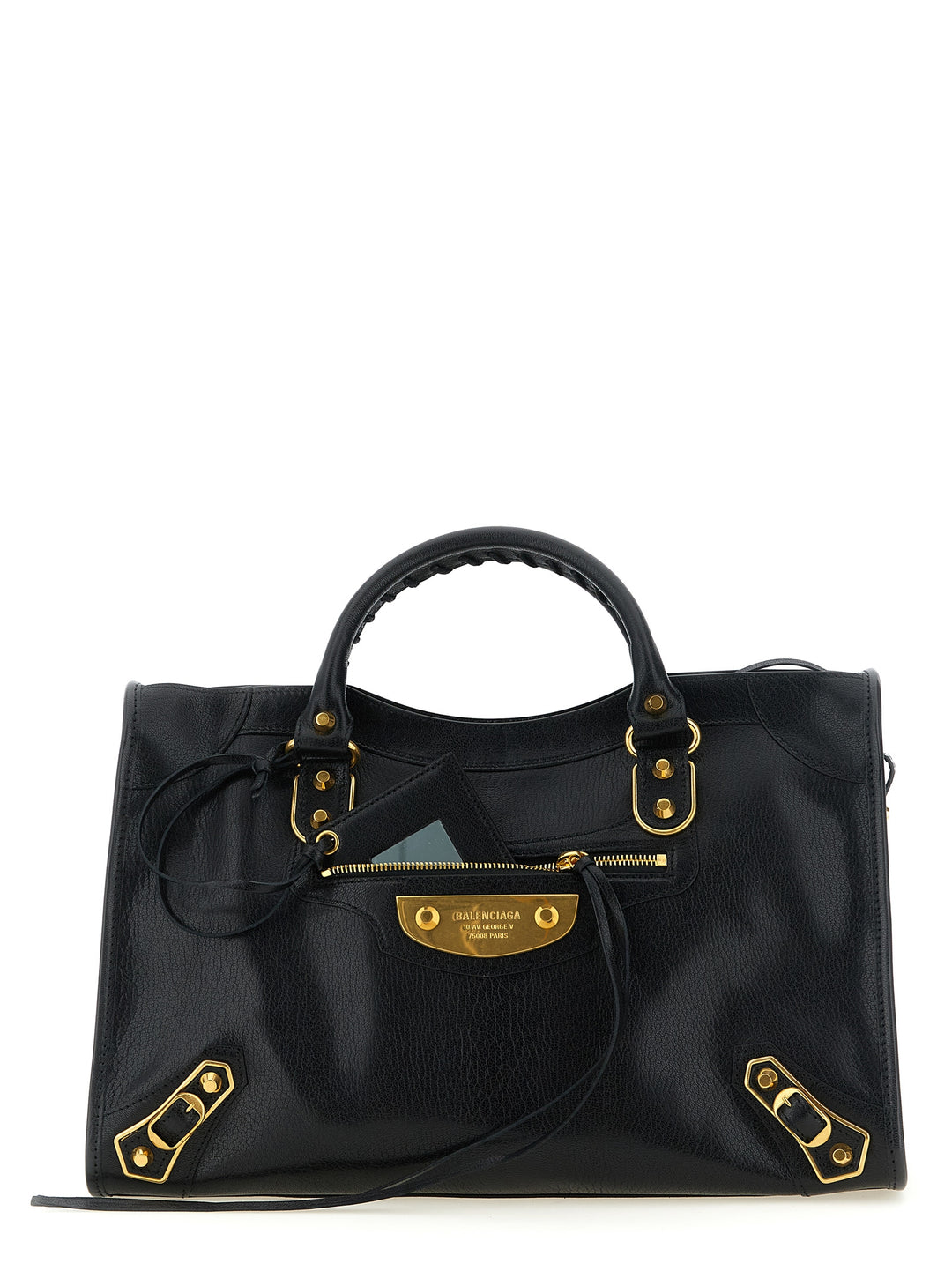Balenciaga Black Goatskin Handbag