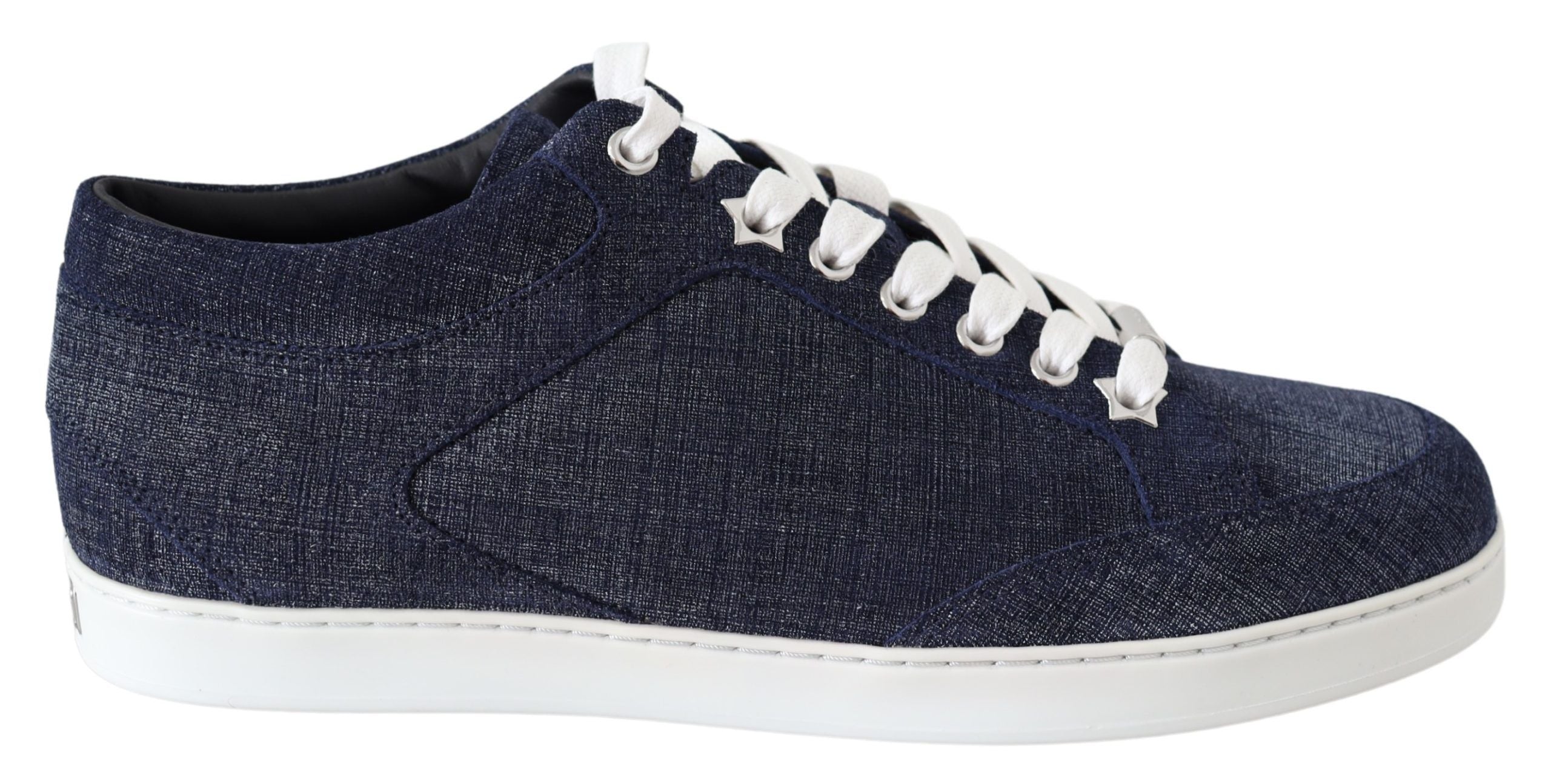 Blue jimmy choo trainers deals