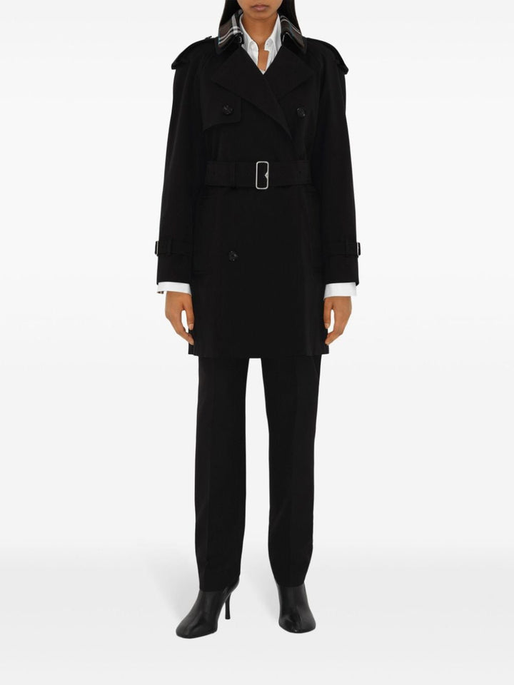 Burberry detachable-collar trench coat