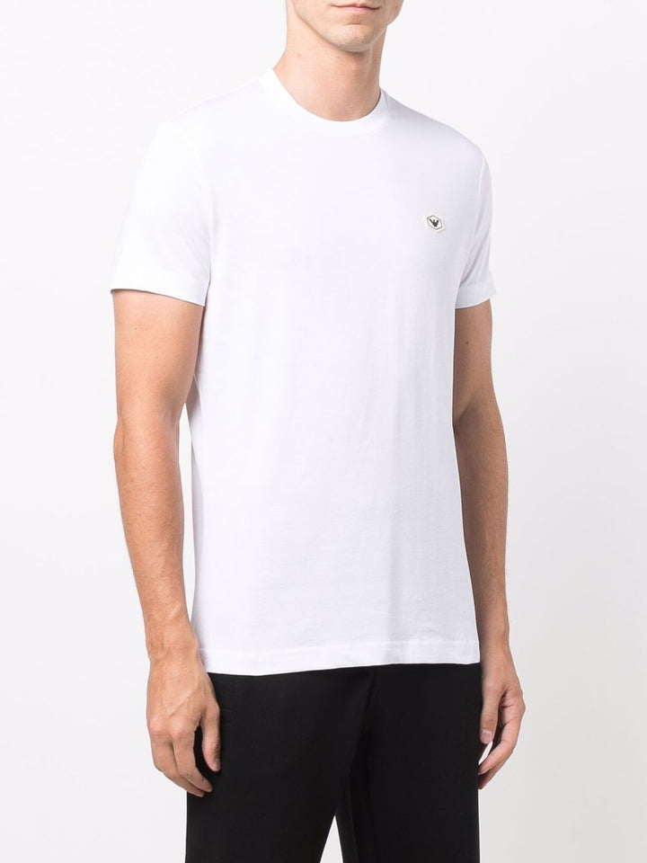 Emporio Armani logo patch short-sleeved T-shirt