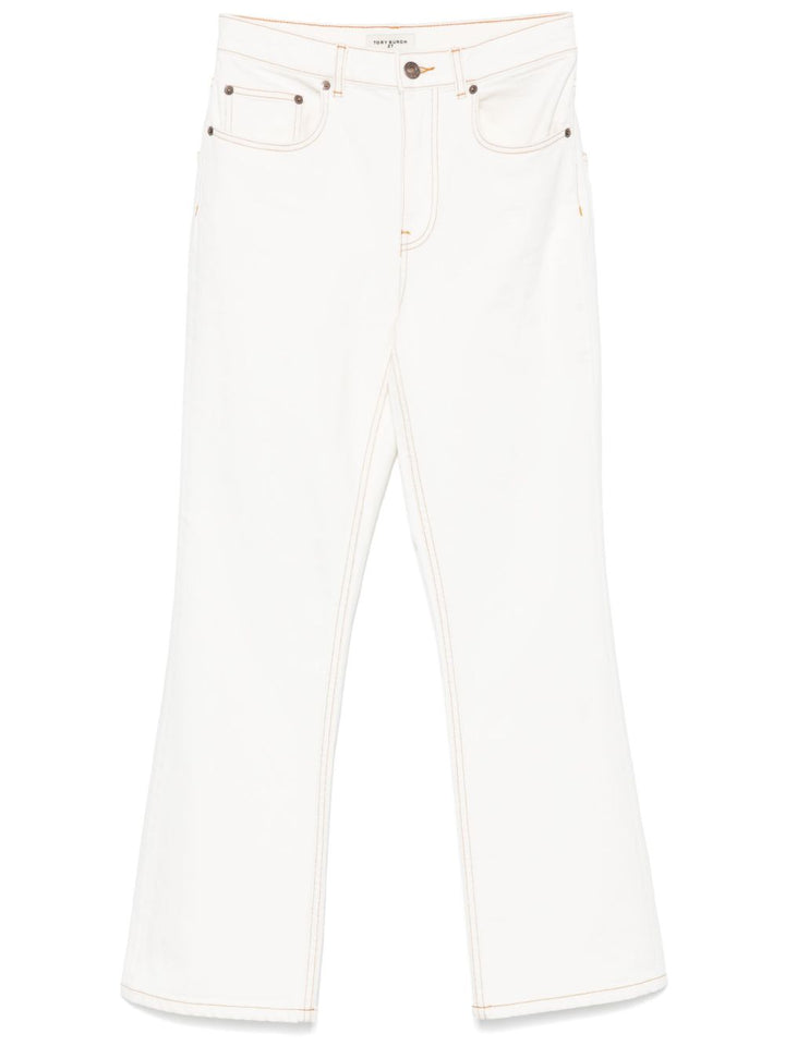 Tory Burch denim jeans - white