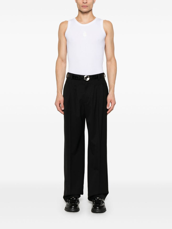 Alexander McQueen Skull-embroidered tank top