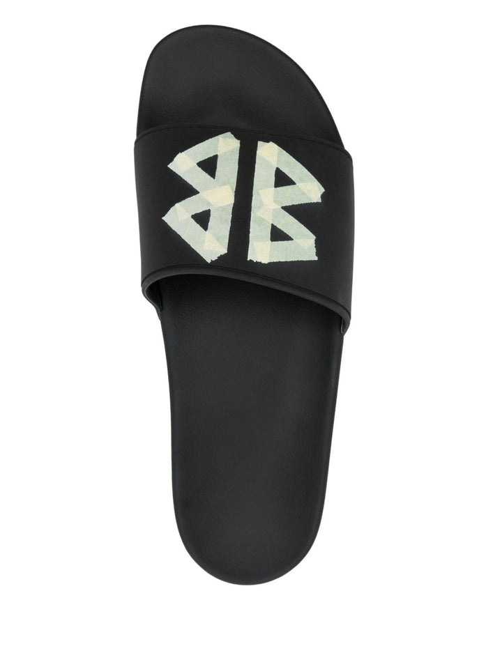 Balenciaga BB logo-prin slides