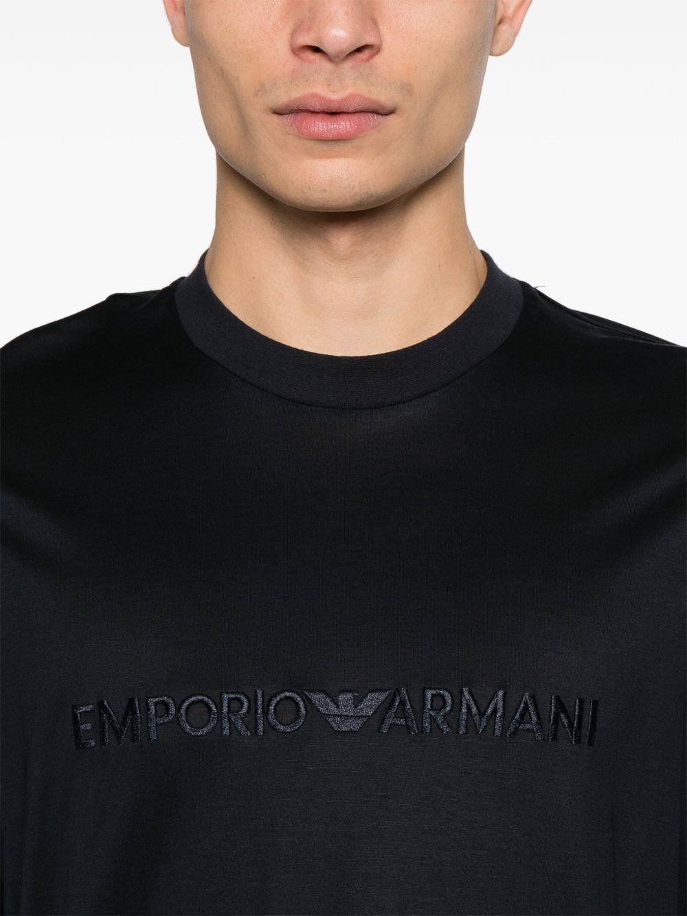 Emporio Armani logo-patch T-shirt