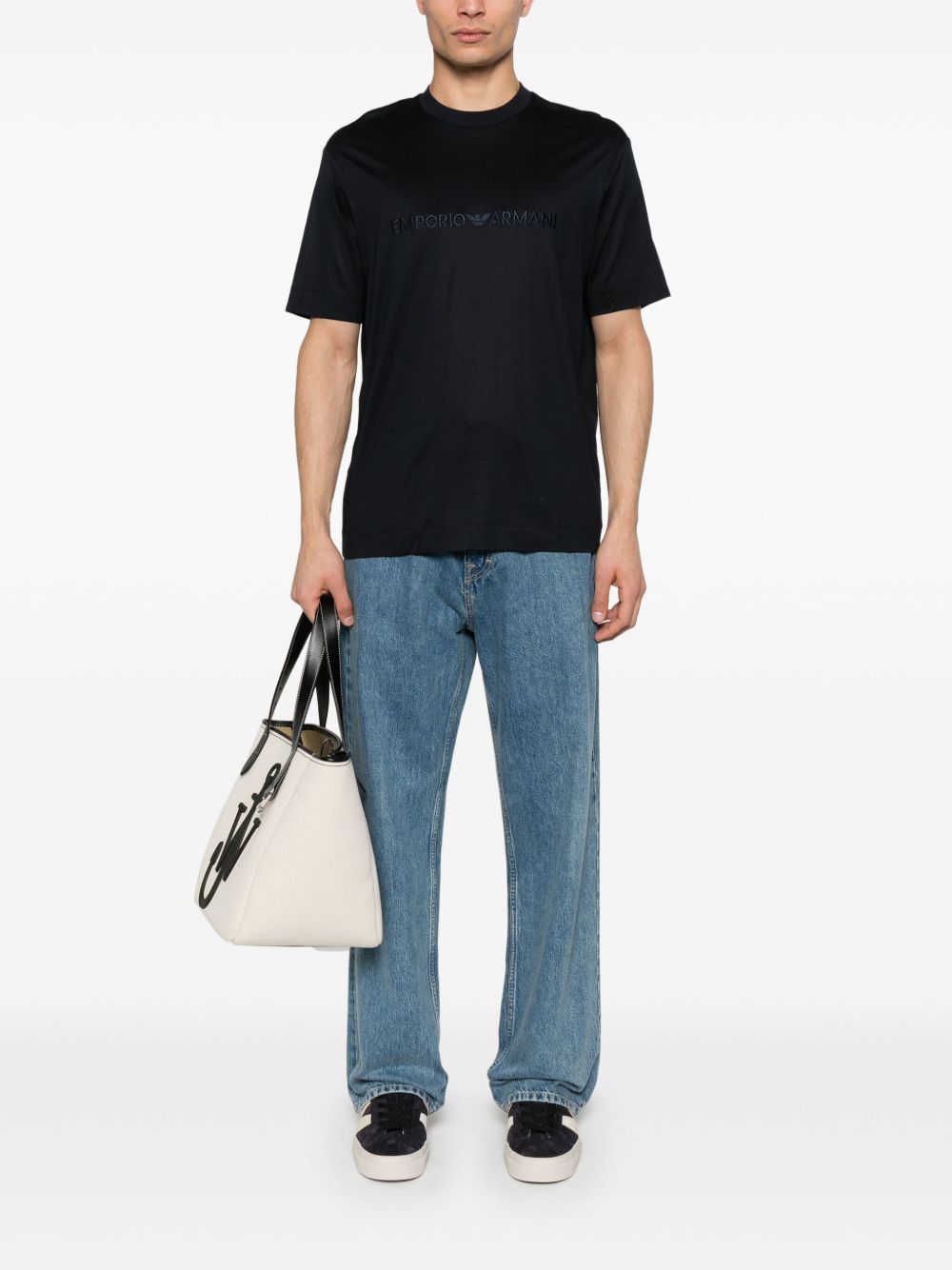 Emporio Armani logo-patch T-shirt