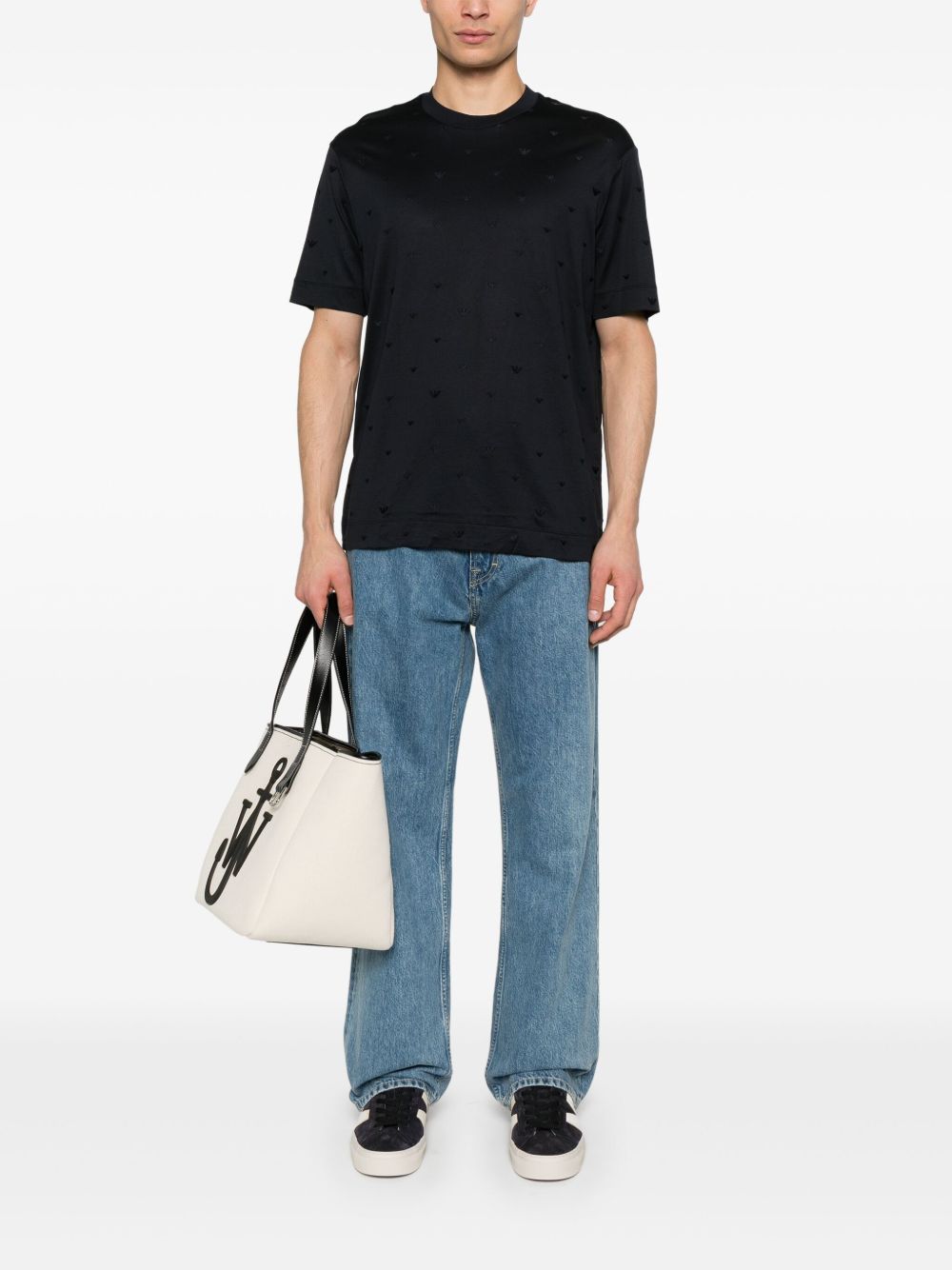 Emporio Armani Allover Logo T Shirt