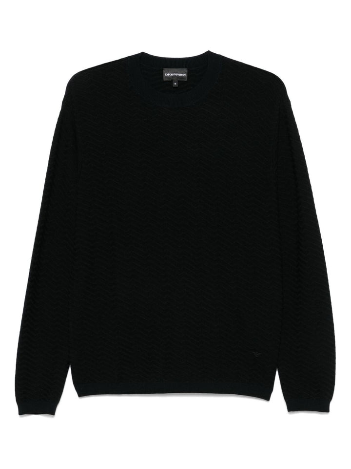 Emporio Armani Sweaters Blue
