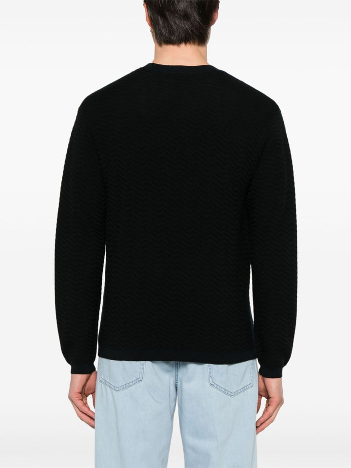 Emporio Armani Sweaters Blue
